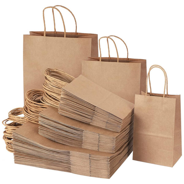 Brown Paper Bags with Handle